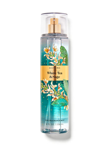 White Tea & Sage Fuori Catalogo Bath & Body Works1