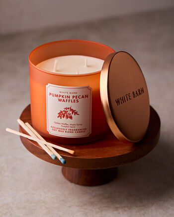 Pumpkin Pecan Waffles CANDELE/Tutte le Candele/Candela a Tre Stoppini Bath & Body Works3