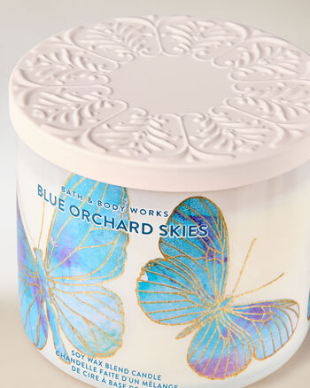 Blue Orchard Skies Home Fragrance/Candles/3-wick candles Bath & Body Works2