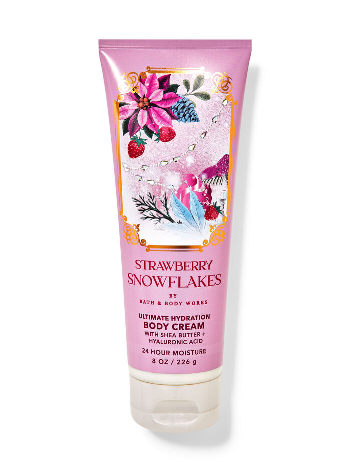 Strawberry Snowflakes Body care/Moisturizers/Body cream Bath & Body Works