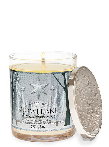 Snowflakes & Cashmere Home Fragrance/Candles/1-wick candles Bath & Body Works1