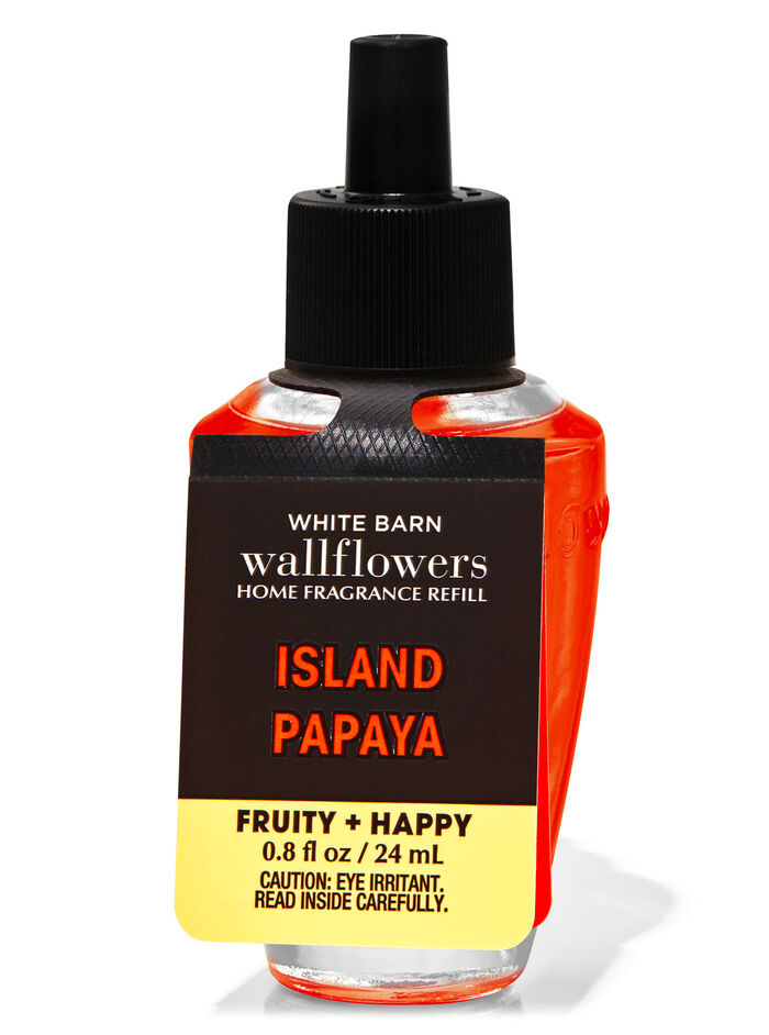 Island Papaya Home Fragrance/Home & Car Air fresheners/Wallflowers refill Bath & Body Works
