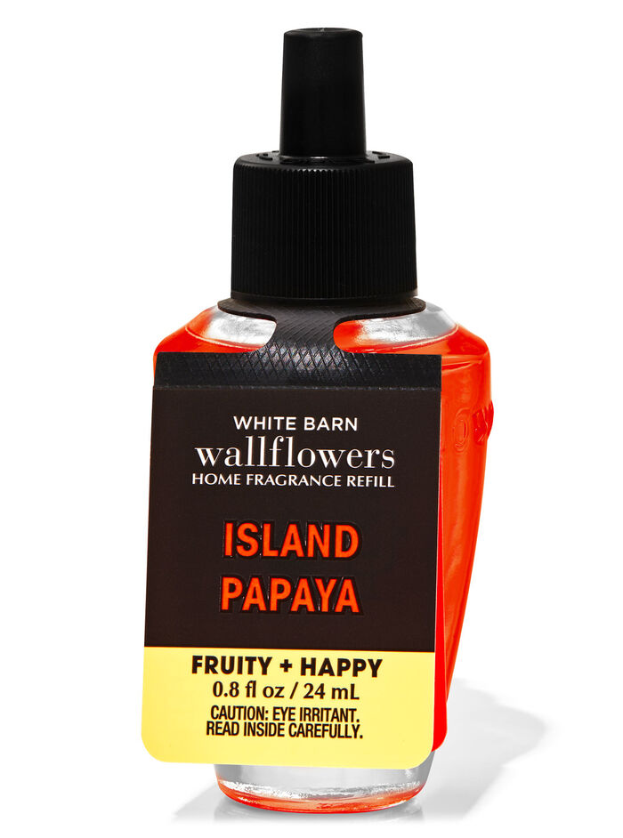 Island Papaya home fragrance home & car air fresheners wallflowers refill Bath & Body Works