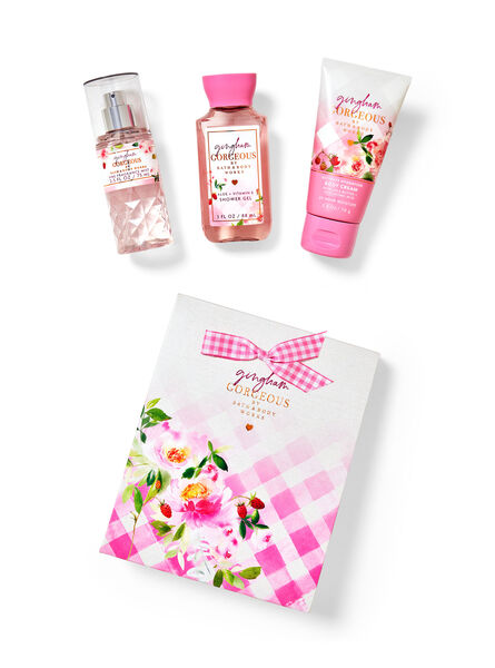 Gingham Gorgeous prodotti per il corpo set regalo cofanetti corpo Bath & Body Works