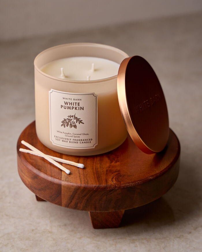 White Pumpkin CANDELE/Tutte le Candele/Candela a Tre Stoppini Bath & Body Works