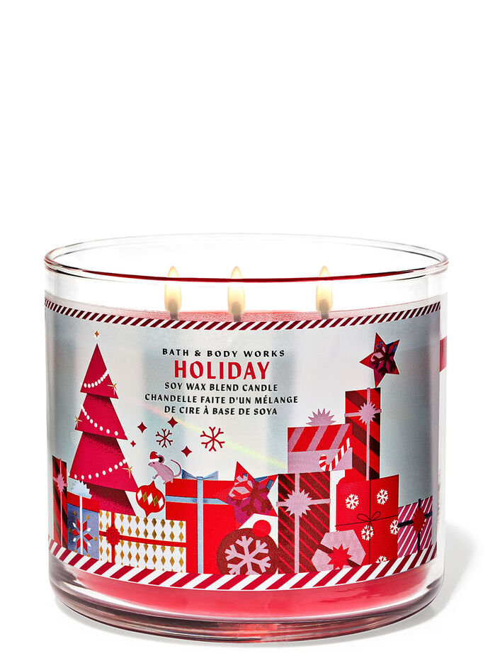 Holiday Home Fragrance/Candles/3-wick candles Bath & Body Works