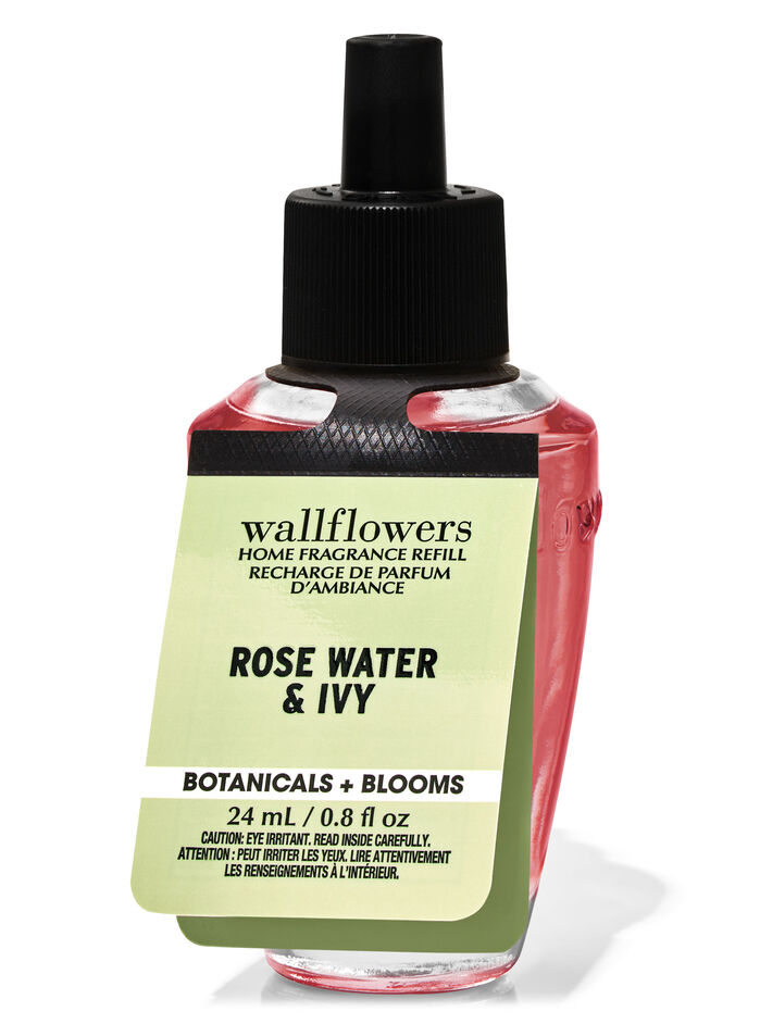 Rose Water & Ivy Home Fragrance/Home & Car Air fresheners/Wallflowers refill Bath & Body Works