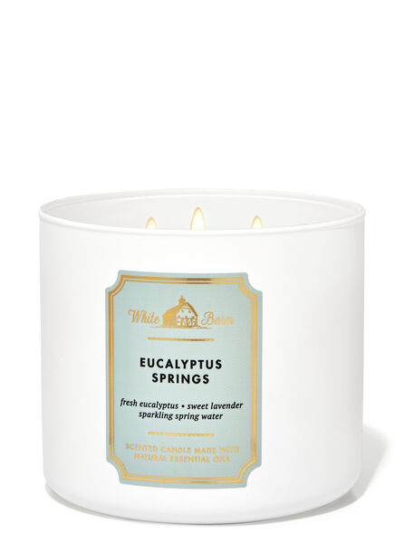 Eucalyptus Springs fragrance 3-Wick Candle