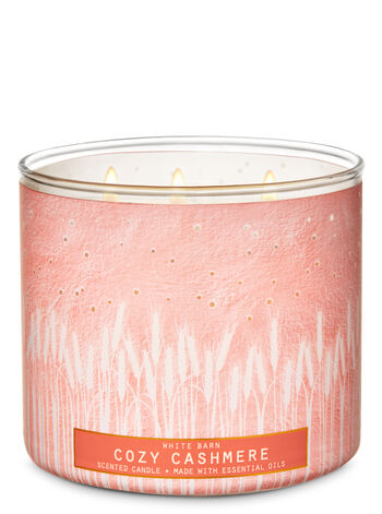 Cozy Cashmere Home Fragrance/Candles/3-wick candles Bath & Body Works1
