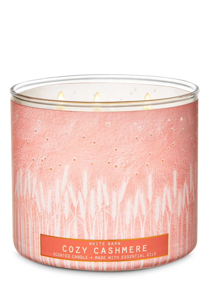 Cozy Cashmere Home Fragrance/Candles/3-wick candles Bath & Body Works