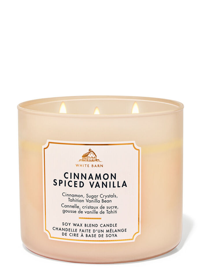 Cinnamon Spiced Vanilla Home Fragrance/Featured/White Barn collection Bath & Body Works