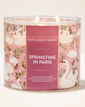 Springtime In Paris Home Fragrance/Candles/3-wick candles Bath & Body Works1