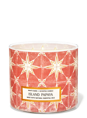 Island Papaya fragranza Candela a 3 stoppini
