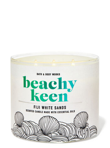 Fiji White Sands fragranza Candela a 3 stoppini