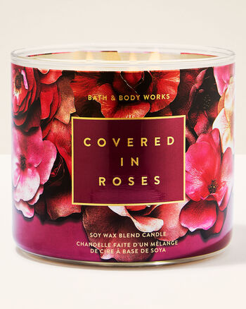 Covered In Roses Home Fragrance/Candles/3-wick candles Bath & Body Works1