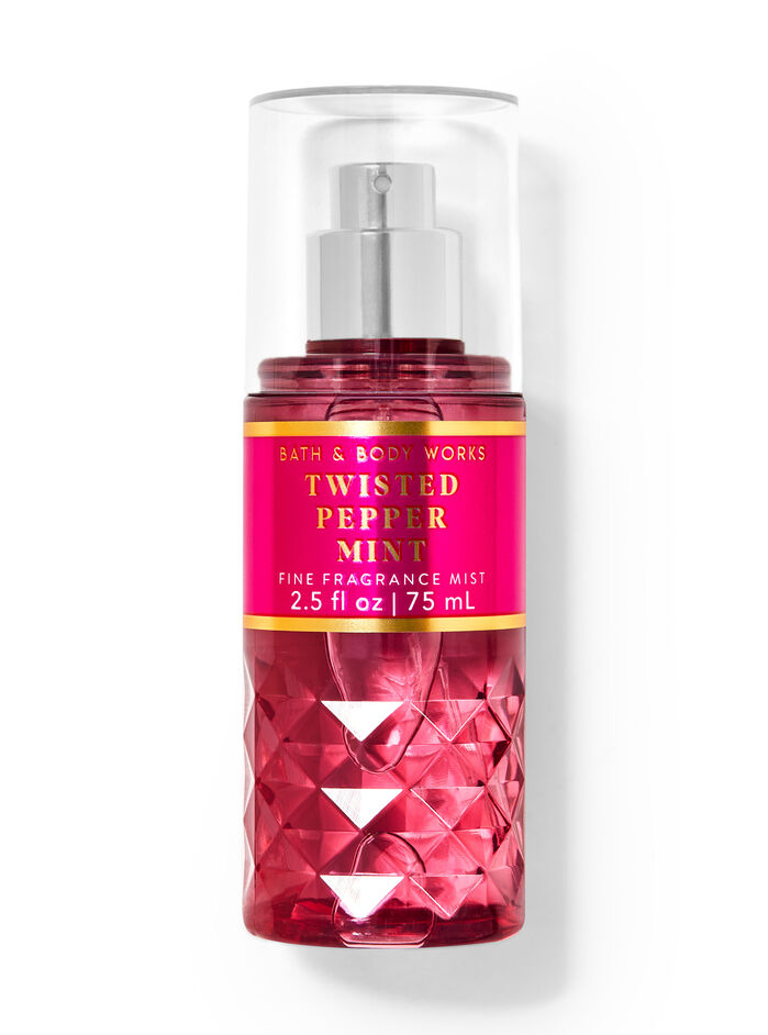 Twisted Peppermint Body care/Featuring/Travel size Bath & Body Works