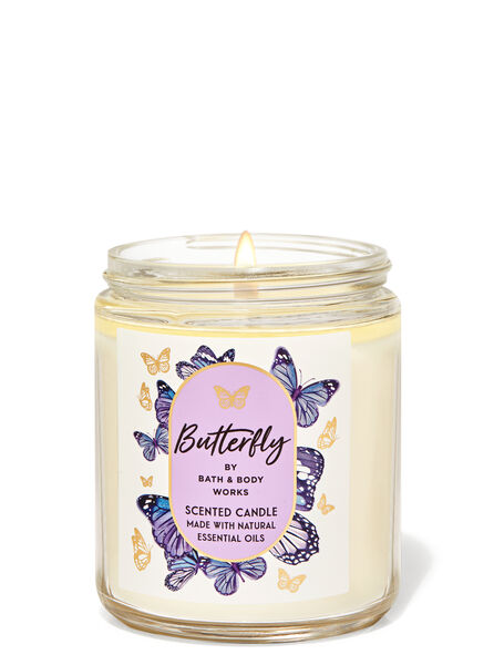 Butterfly fragrance Single Wick Candle