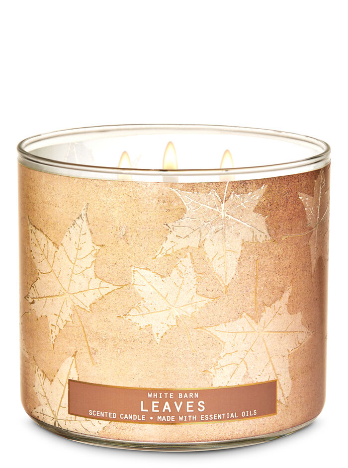 Leaves fragranza 3-Wick Candle