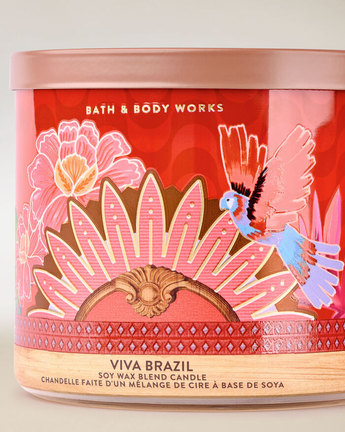 Viva Brazil CANDELE/Tutte le Candele/Candela a Tre Stoppini Bath & Body Works