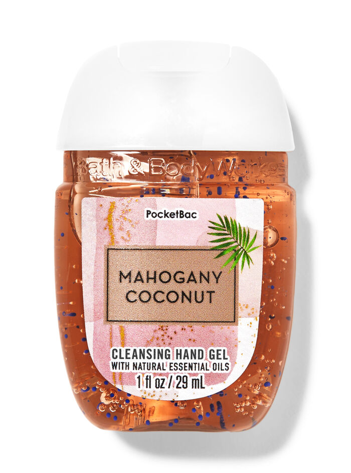 Mahogany Coconut fragrance PocketBac Cleansing Hand Gel