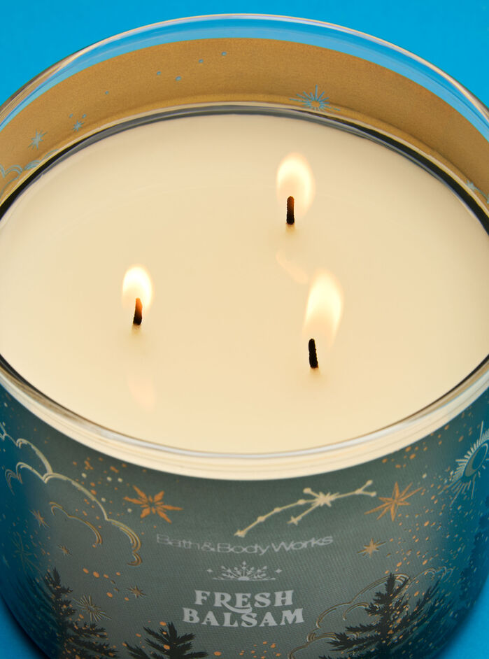 Fresh Balsam Candele/Tutte le Candele/Candela a Tre Stoppini Bath & Body Works