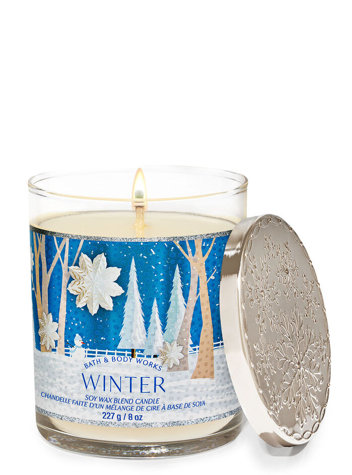 Winter Home Fragrance/Candles/1-wick candles Bath & Body Works