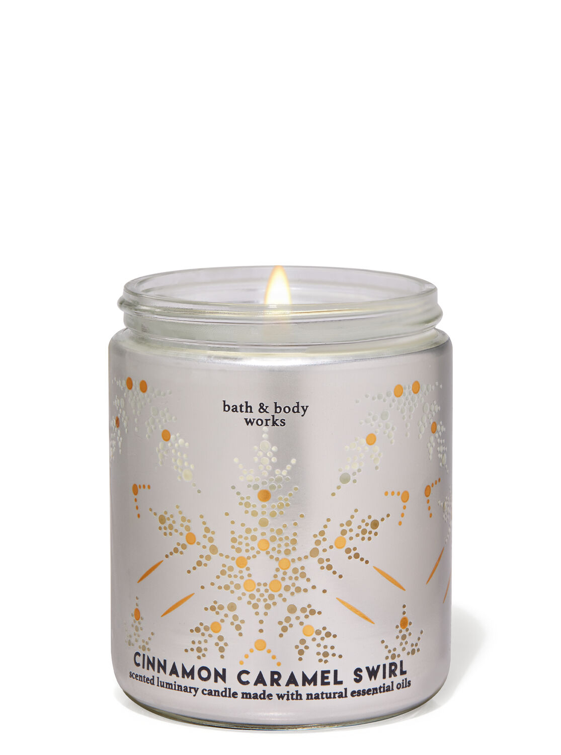 Single Wick Candle Cinnamon Caramel Swirl | Bath & Body Works Italy