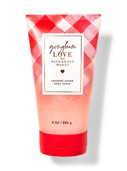 Gingham Love prodotti per il corpo bagno e doccia scrub esfoliante Bath & Body Works