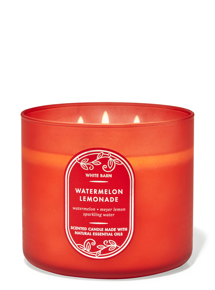 Watermelon Lemonade fragrance 3-Wick Candle