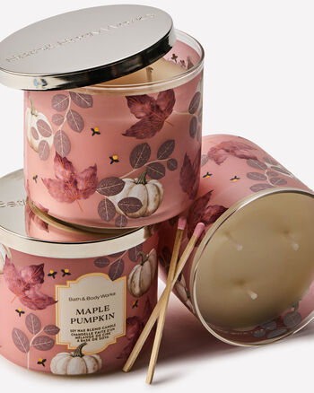 Maple Pumpkin Candele/Tutte le Candele/Candela a Tre Stoppini Bath & Body Works2