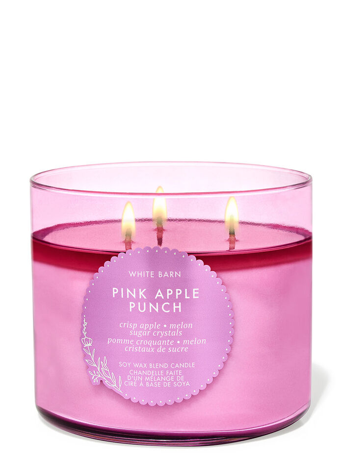 Pink Apple Punch Home Fragrance/Candles/3-wick candles Bath & Body Works