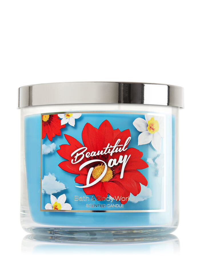 Beautiful Day fragranza 3-Wick Candle