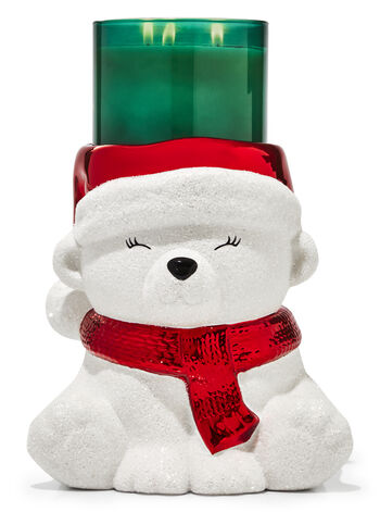 Santa Bear Pedestal IDEE REGALO/IN EVIDENZA/Anteprima Collezione Natale Bath & Body Works2