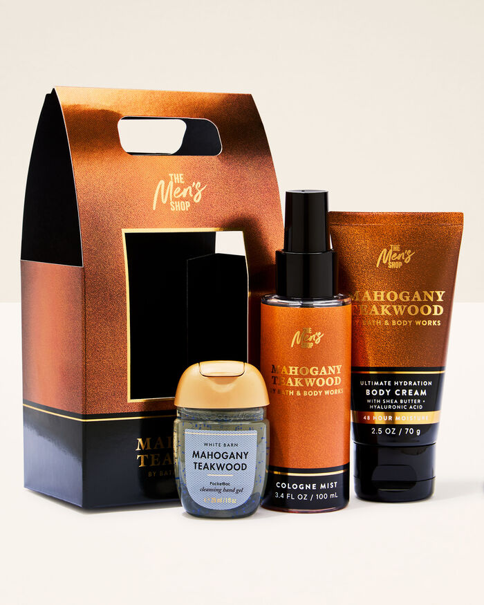 Mahogany Teakwood PRODOTTI PER IL CORPO/Set regalo/Cofanetti Corpo Bath & Body Works