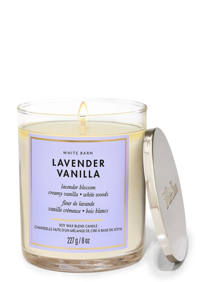 Lavender Vanilla Home Fragrance/Candles/1-wick candles Bath & Body Works