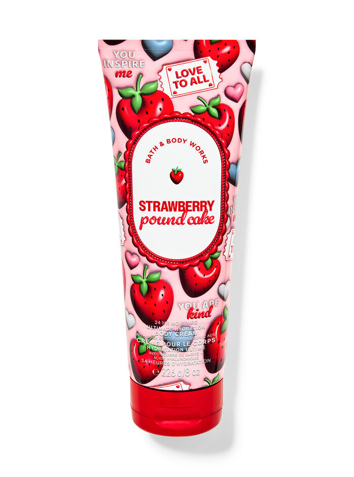 Strawberry Pound Cake Body care/Moisturizers/Body cream Bath & Body Works