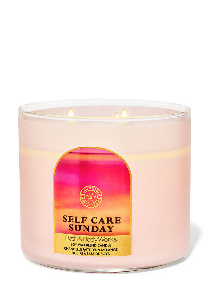 Self Care Sunday Home Fragrance/Candles/3-wick candles Bath & Body Works