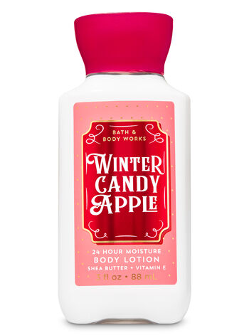 Winter Candy Apple prodotti per il corpo in evidenza formato viaggio Bath & Body Works1
