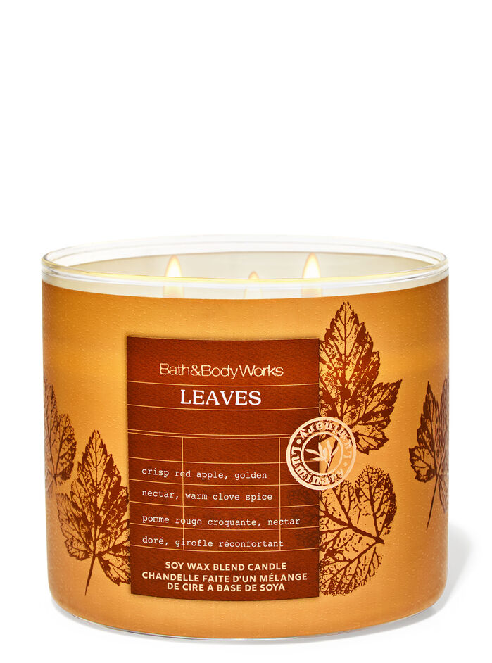Leaves Home Fragrance/Candles/3-wick candles Bath & Body Works