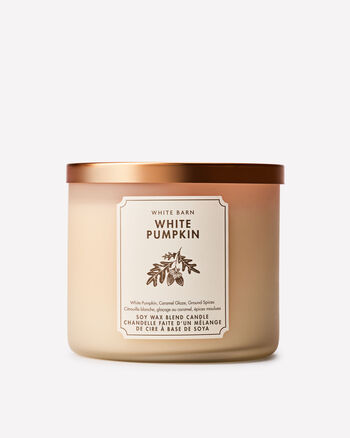 White Pumpkin CANDELE/Tutte le Candele/Candela a Tre Stoppini Bath & Body Works1
