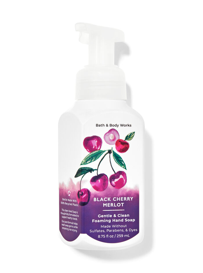 Black Cherry Merlot fragrance Gentle &amp; Clean Foaming Hand Soap