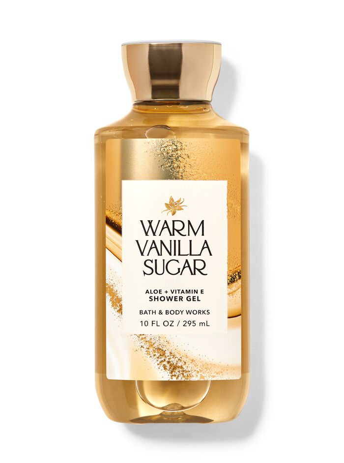 Bath & Body Works Warm Vanilla Sugar Body Set Shower Gel, Body L