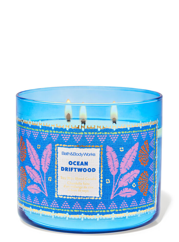 Ocean Driftwood Home Fragrance/Candles/3-wick candles Bath & Body Works