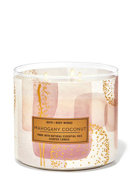 Mahogany Coconut fragrance 3-Wick Candle