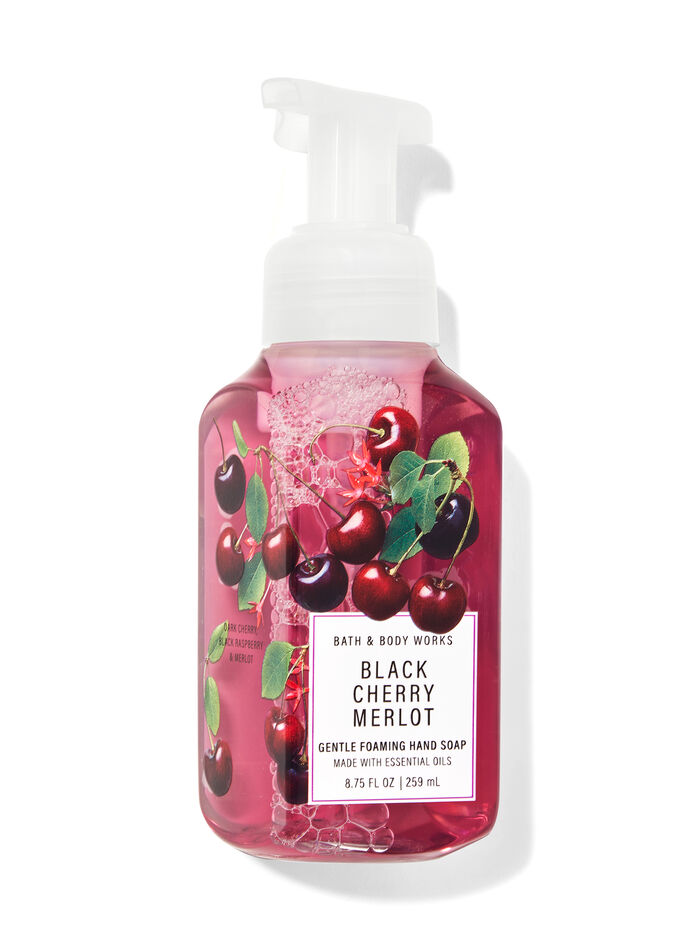 Black Cherry Merlot hand soaps & sanitizers featured hand care Bath & Body Works