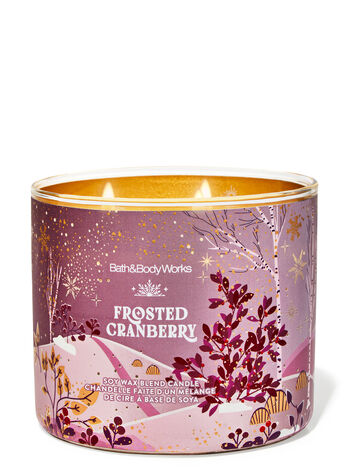 Frosted Cranberry Candele/Tutte le Candele/Candela a Tre Stoppini Bath & Body Works2