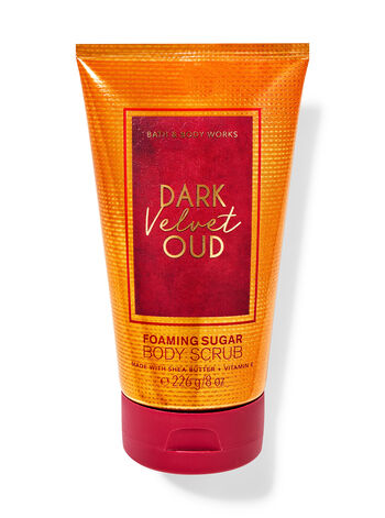 Dark Velvet Oud prodotti per il corpo bagno e doccia scrub esfoliante Bath & Body Works1