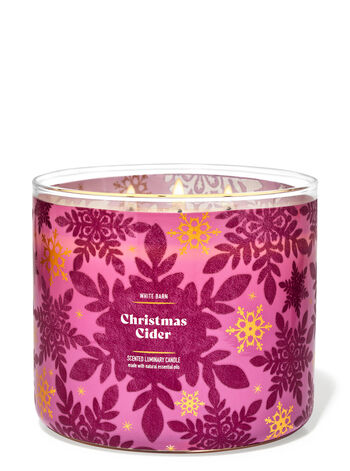Christmas Cider Home Fragrance/Candles/3-wick candles Bath & Body Works1