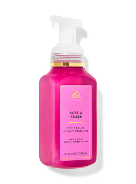 Rose &amp; Amber saponi e igienizzanti mani saponi mani sapone in schiuma Bath & Body Works