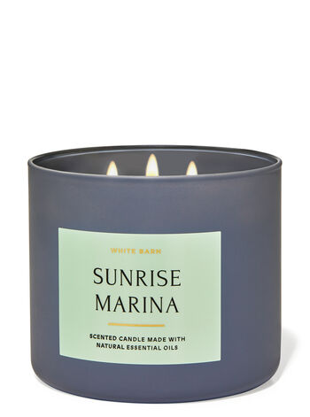 Sunrise Marina fragrance 3-Wick Candle